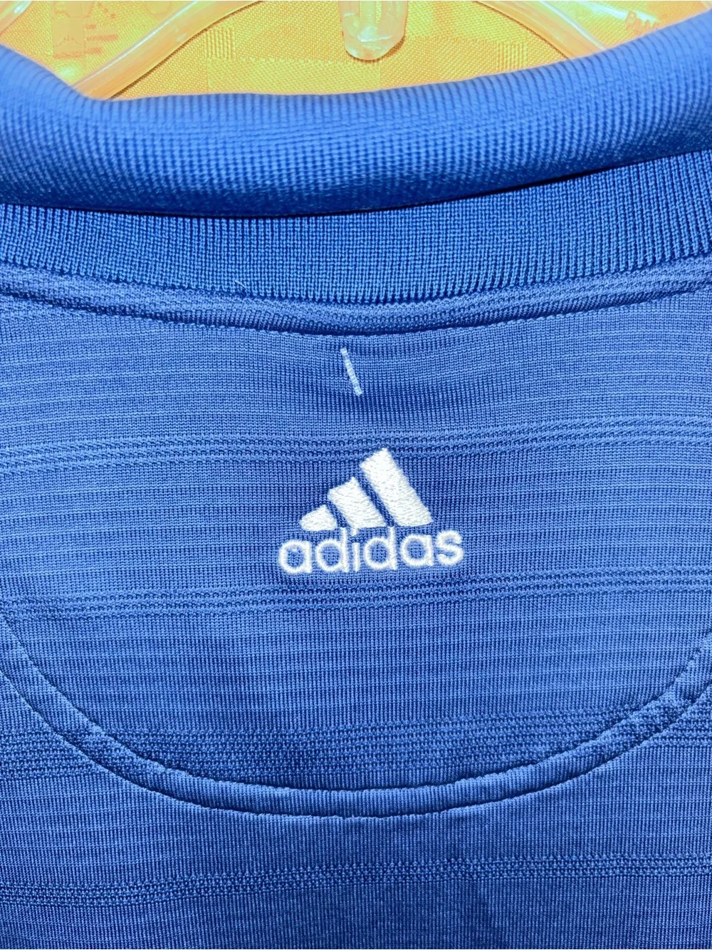 adidas Men's Royal Blue Short Sleeve Polo